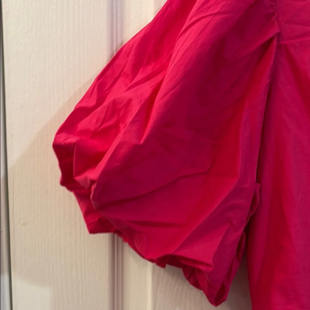 Anthropologie puff sleeve romper dress size 2 - Picture 4 of 13